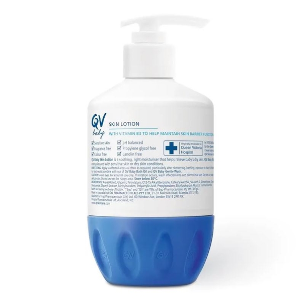 Sữa dưỡng ẩm dịu nhẹ cho bé Ego QV Baby Skin Lotion 250g