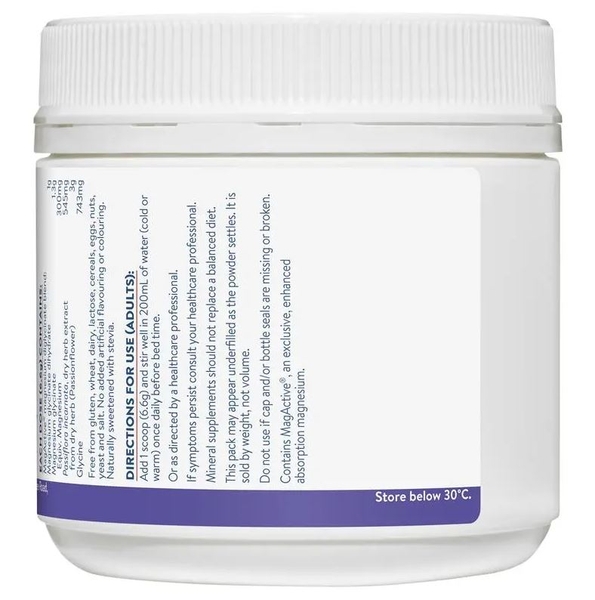 Bột uống Magie cải thiện giấc ngủ Ethical Nutrients Mega Magnesium Night Powder