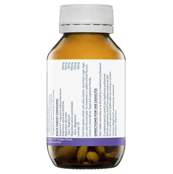 Viên uống giảm stress Ethical Nutrients Mega Magnesium Relax 60 viên