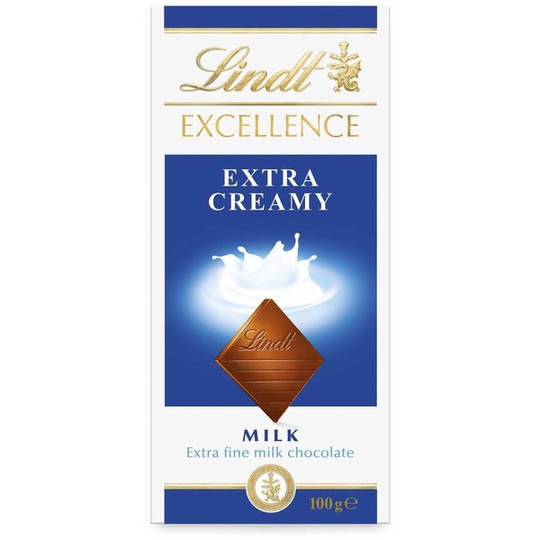 Socola Lindt Excellence Extra Creamy Milk Chocolate 100g