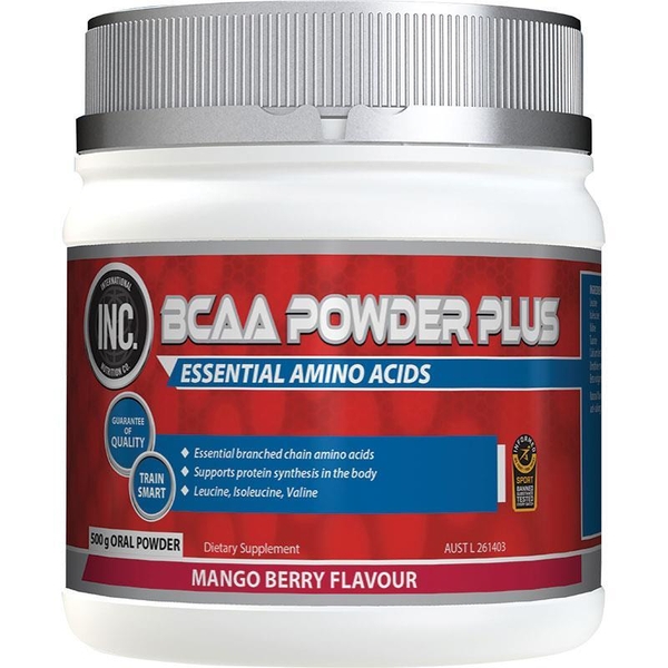 Bột hỗ trợ phục hồi cơ bắp INC. BCAA Powder Plus