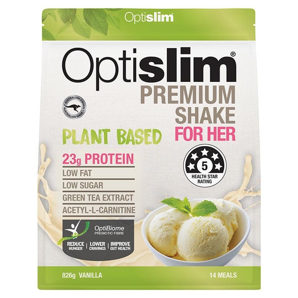 Bột lắc giảm cân Optislim For Her Plant Based Shake