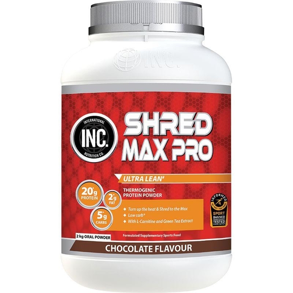 Bột protein hỗ trợ đốt mỡ INC. Shred Max Pro