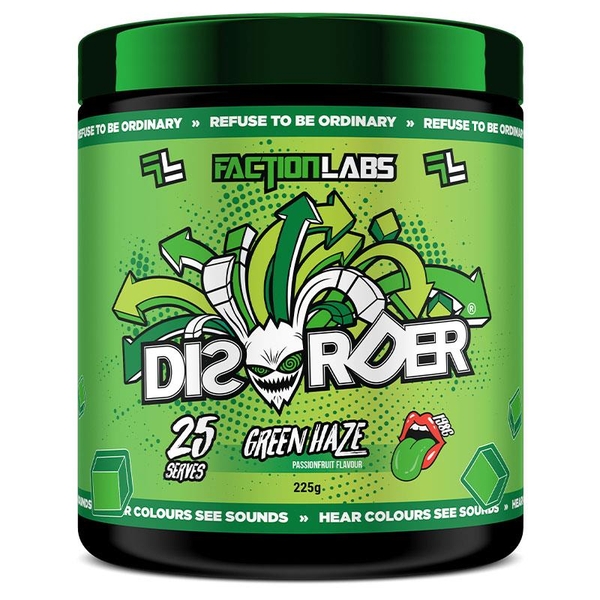 Bột uống tăng năng lượng trước khi tập Faction Labs Disorder