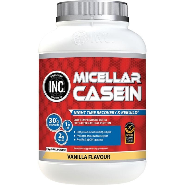 Bột protein hỗ trợ phát triển cơ bắp INC. Micellar Casein