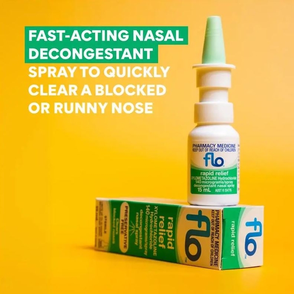 Xịt thông mũi FLO Rapid Relief Nasal Decongestant