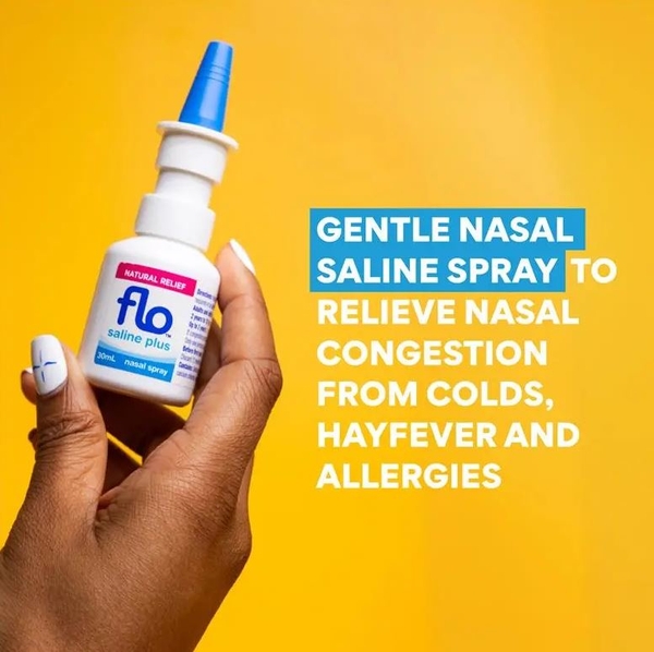 Dung dịch xịt mũi nước muối FLO Saline Plus Nasal Spray