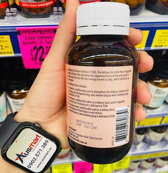 Viên uống bổ thận và giải độc thận Fusion Kidney Tonic