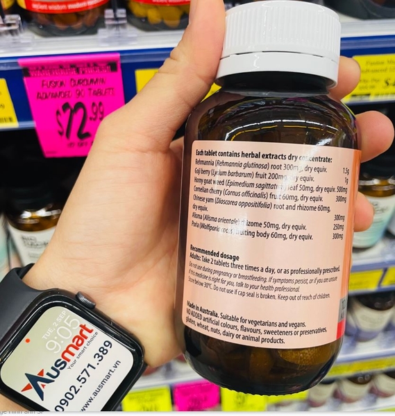 Viên uống bổ thận và giải độc thận Fusion Kidney Tonic