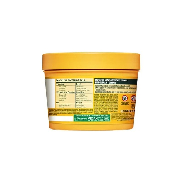 Mặt nạ dưỡng tóc Garnier Fructis Nourishing Banana Hair Food 3-in-1 Mask Treatment For Dry Hair