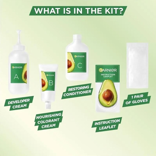 Thuốc nhuộm tóc Nâu sẫm Cà phê Garnier Nutrisse Permanent Hair Colour - 3 Espresso Darkest Brown