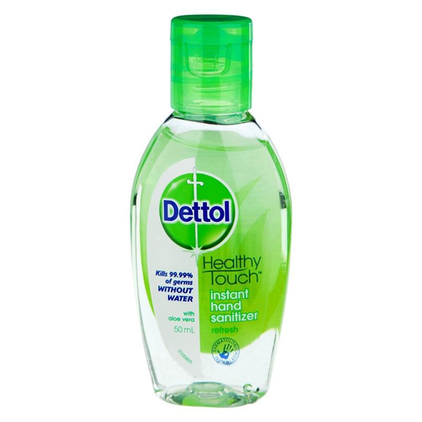 Gel rửa tay khô Dettol Refresh Liquid Hand Sanitizer 50ml