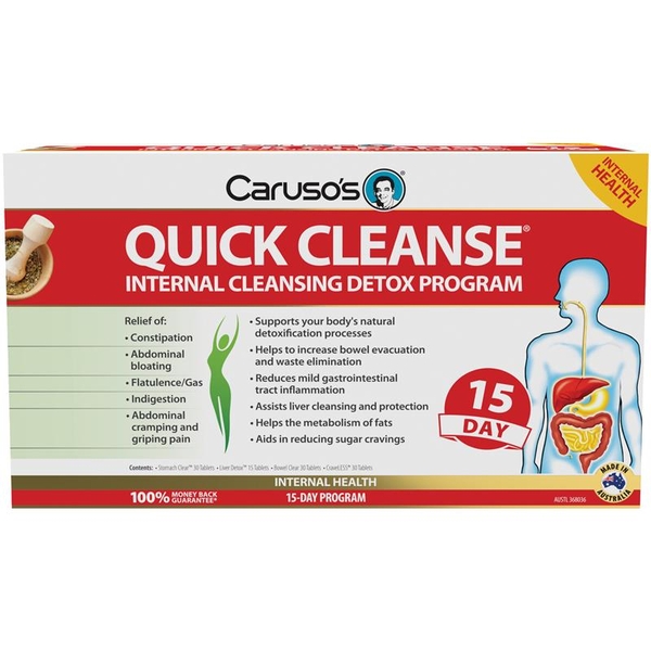 Thải độc cơ thể Caruso's Cleanse Internal Cleansing Detox Program