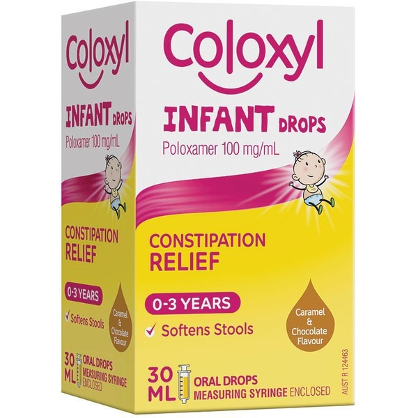 Siro giảm táo bón Coloxyl Infant Drops Constipation Relief 30ml [Có sẵn]