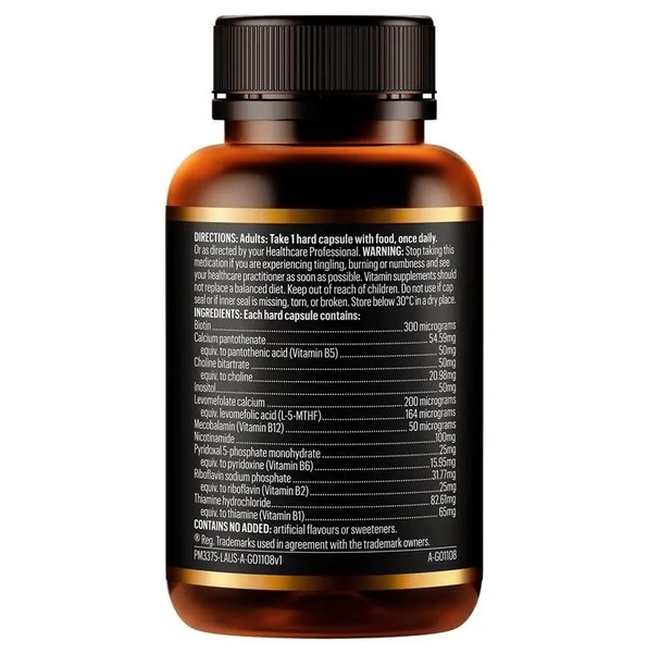Viên uống bổ sung Vitamin B Go Healthy Activated B Complex 60 viên
