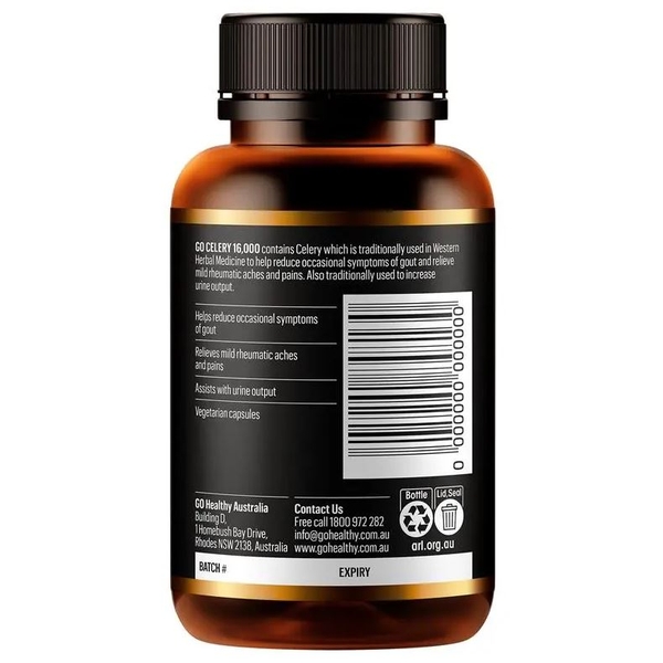 Viên uống hỗ trợ Gout Go Healthy Celery 16000mg 60 viên
