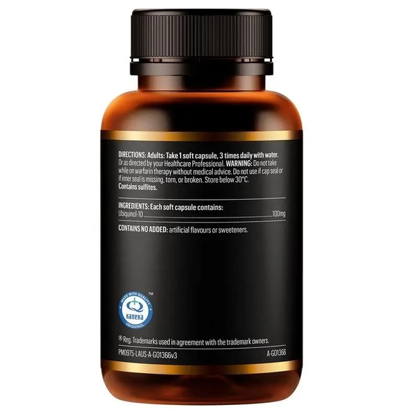 Viên uống hỗ trợ sức khỏe tim mạch Go Healthy CoQ10 Ubiquinol 100mg 60 viên