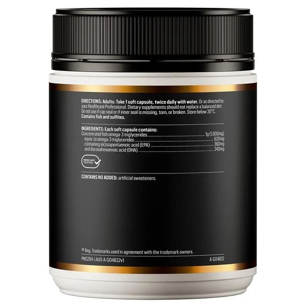 Dầu cá không mùi Go Healthy Fish Oil 2000 Compact Odourless 230 viên