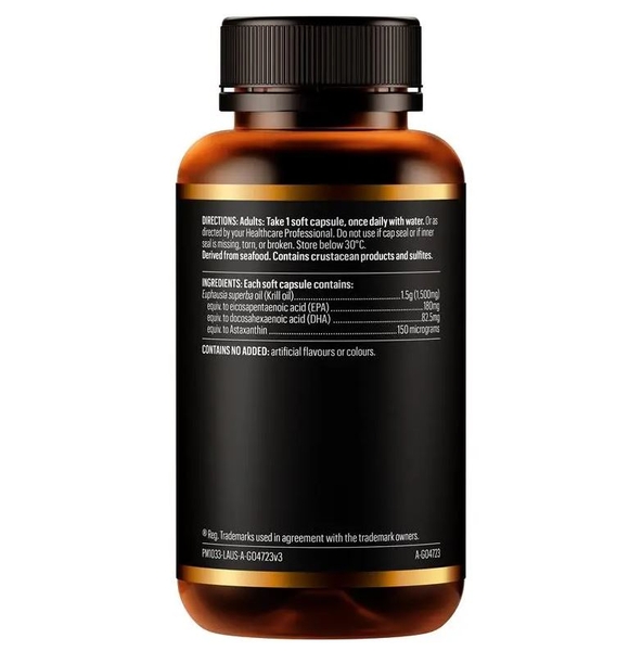 Viên uống dầu nhuyễn thể Go Healthy Krill Oil 1500mg 60 viên