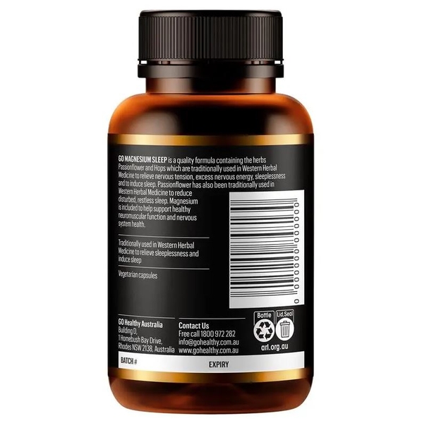 Viên uống Go Healthy Magnesium Sleep 60 viên