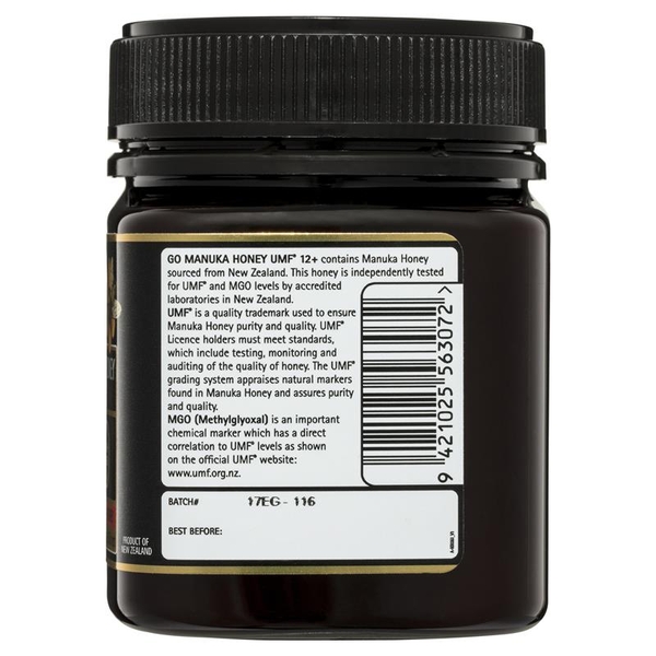 Mật ong Úc Go Healthy Manuka Honey UMF 12+ ( MGO 350+)