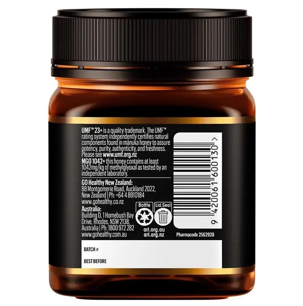 Mật ong Úc Go Healthy Manuka Honey UMF 23+ 250g