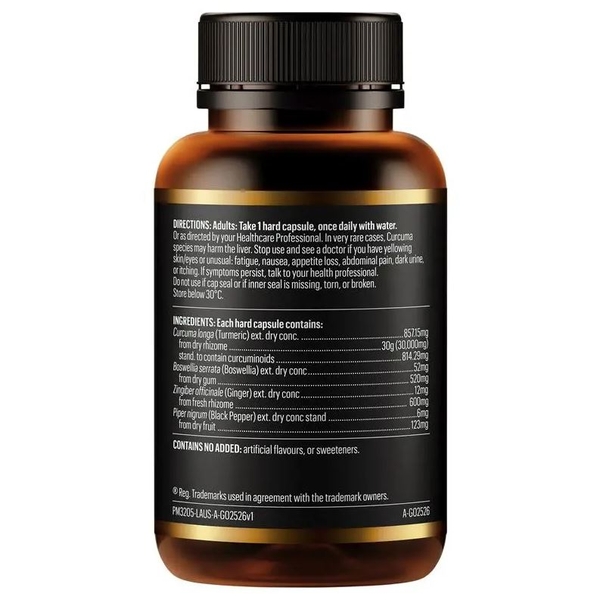 Viên uống tinh chất nghệ GO Healthy Go Turmeric 30,000+ 1-A-Day 60 viên