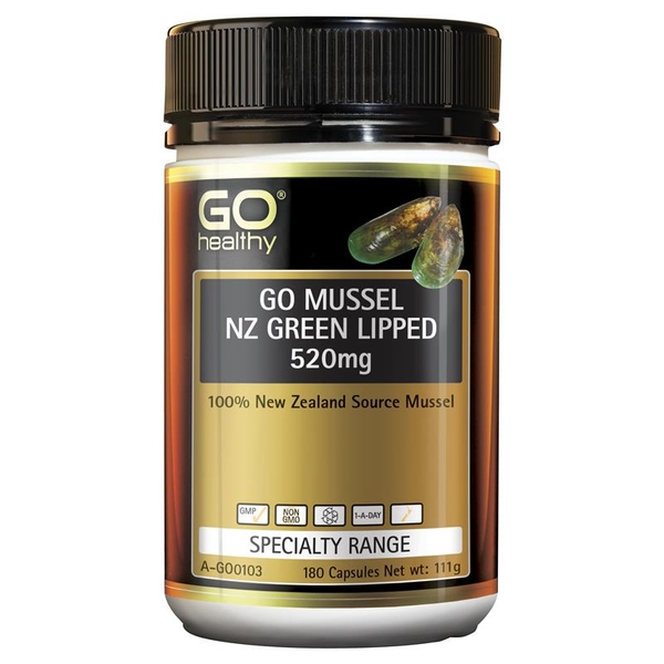 Viên uống Go Healthy Go Mussel NZ Green Lipped 520mg 180 viên