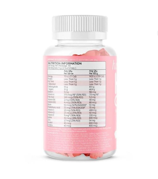 Kẹo dẻo Haircarebear Hair Gummies 60 viên