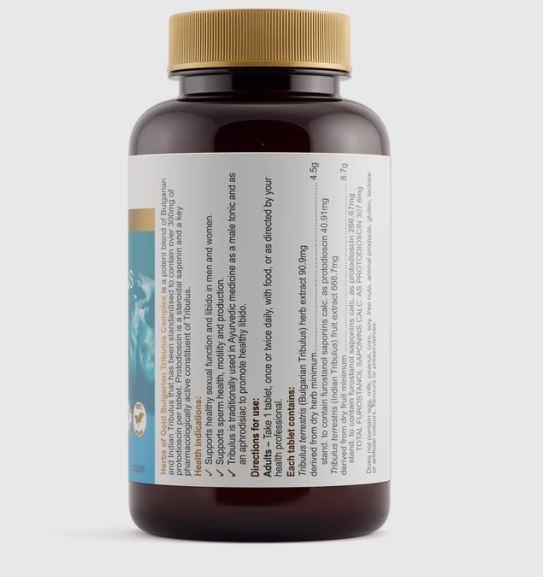 Viên uống hỗ trợ sinh lý và cân bằng hormone Herbs of Gold Bulgarian Tribulus Complex