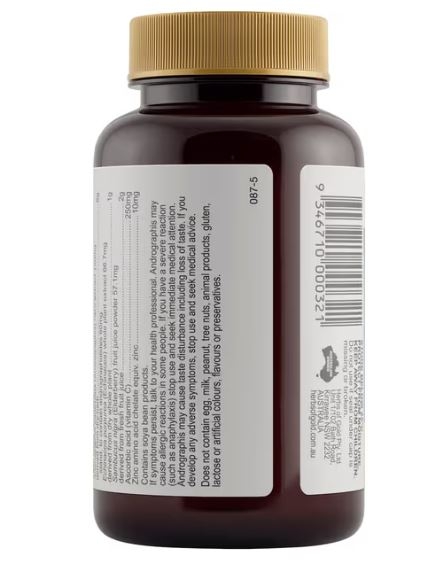 Viên uống hỗ trợ trị cảm cúm và tăng cường miễn dịch Herbs of Gold Cold & Flu Strike