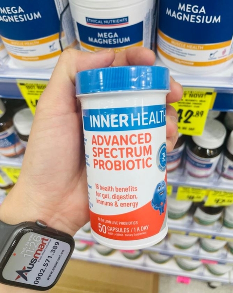 Men vi sinh đa chủng Inner Health Advanced Spectrum Probiotic