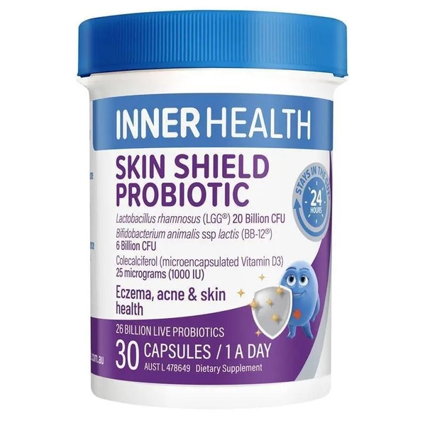 Viên uống bảo vệ sức khỏe da Inner Health Skin Shield 30 viên