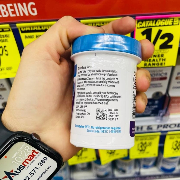 Viên uống bảo vệ sức khỏe da Inner Health Skin Shield 30 viên