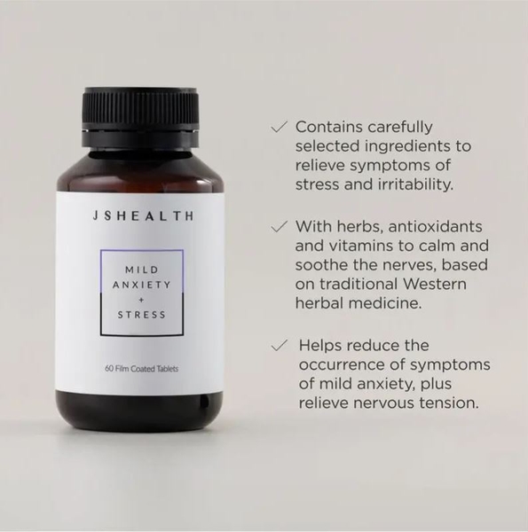 Viên uống giảm lo âu & căng thẳng JSHEALTH Anxiety + Stress Formula