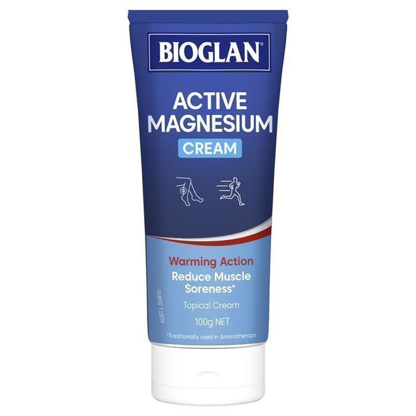 Kem bôi giảm đau cơ Bioglan Active Magnesium Cream 100g