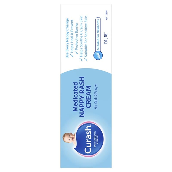 Kem chống hăm cho bé Curash Baby Skincare Nappy Rash Cream 100g