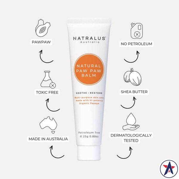 Kem đu đủ Natralus Natural Paw Paw Balm 25g
