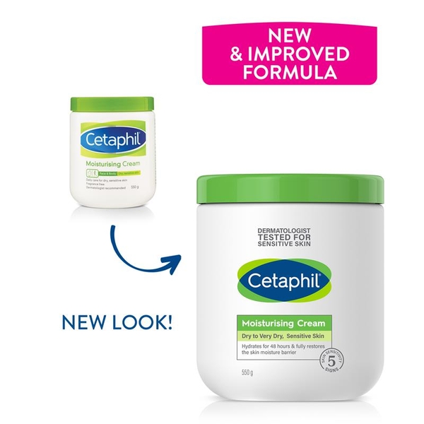 Kem dưỡng ẩm Cetaphil Moisturising Cream 550g