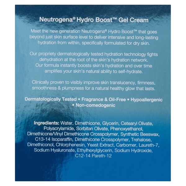 Kem dưỡng ẩm Neutrogena Hydro Boost Gel Cream 50g