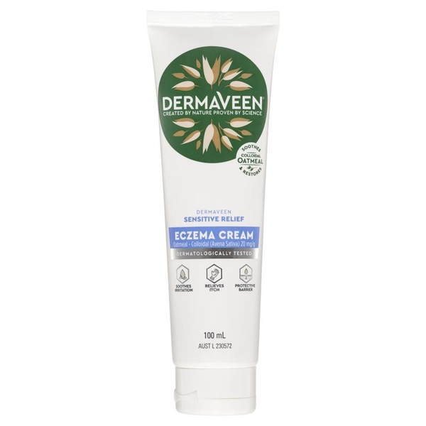 Kem bôi trị chàm DermaVeen Sensitive Relief Eczema Cream 100ml