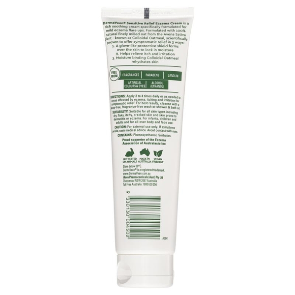 Kem bôi trị chàm DermaVeen Sensitive Relief Eczema Cream 100ml