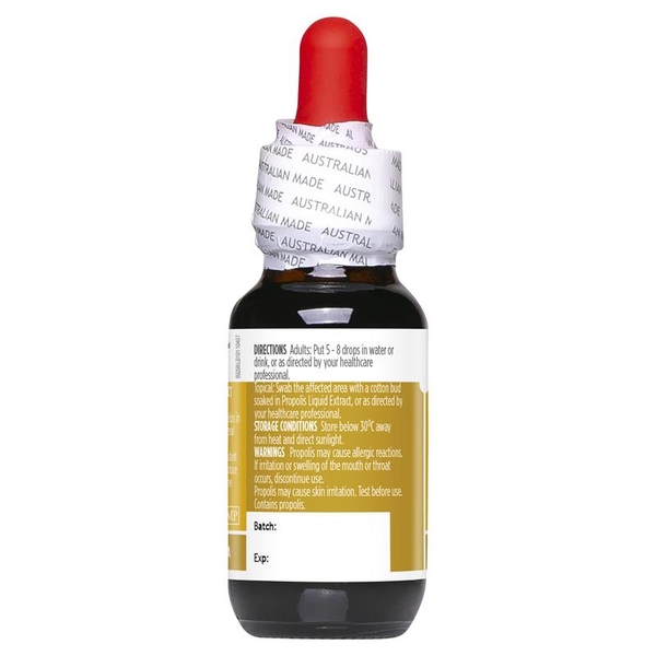 Keo ong của Úc Healthy Care Propolis Liquid Alcohol Free 25ml