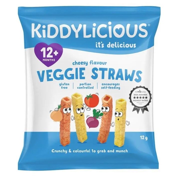 Bánh ăn dặm Kiddylicious Veggie Straws