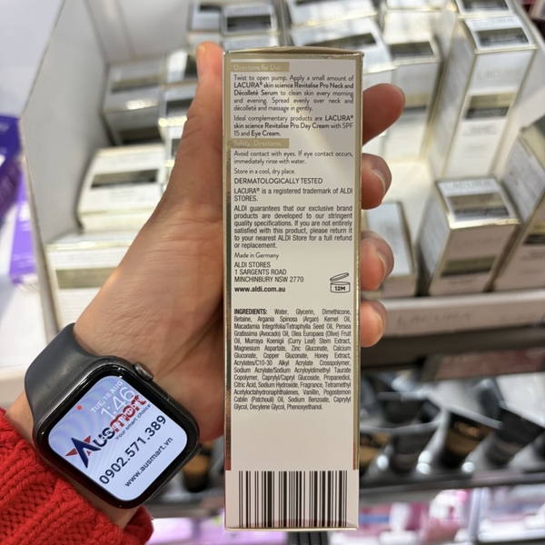 Serum chống chảy xệ da cổ và ngực LACURA Revitalise Pro Anti-Sagging Neck and Décolleté Serum