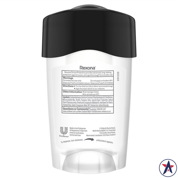 Lăn khử mùi Rexona Men Clinical Protection Antiperspirant Deodorant Sport 45ml
