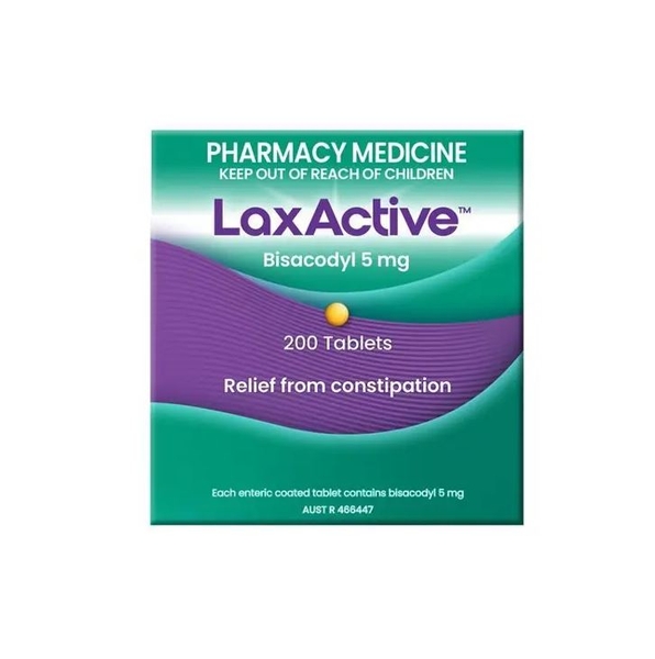 Viên uống nhuận tràng LaxActive bisacodyl 5mg