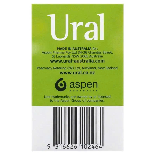 Bột Ural Lemon & Cranberry Flavour Effervescent hỗ trợ đường tiết niệu 28 gói