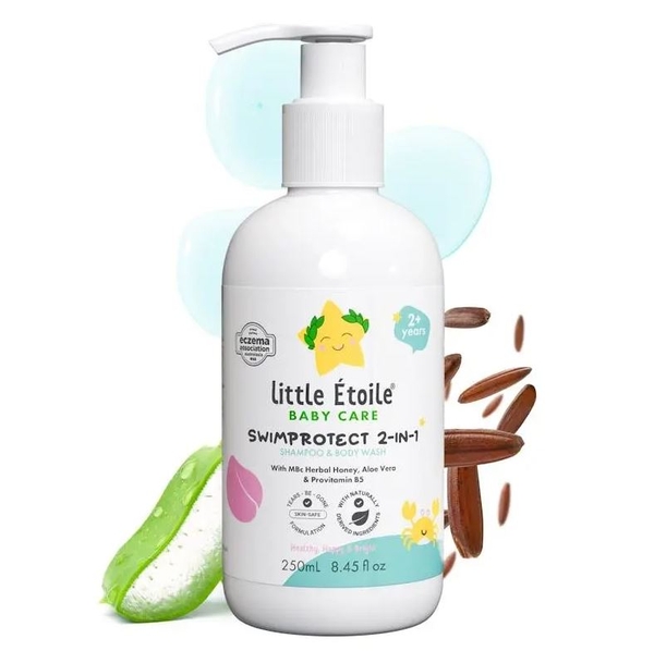 Sữa tắm gội khử Clo sau bơi Little Etoile SwimProtect 2-in-1 Shampoo & Body Wash