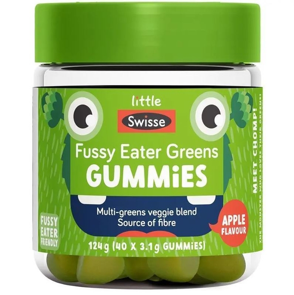 Kẹo bổ sung rau xanh cho bé biếng ăn Little Swisse Green Boost Gummies